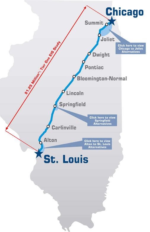 Official IDOT Illinois High Speed Rail - Chicago to St. Louis: Environmental Documentation