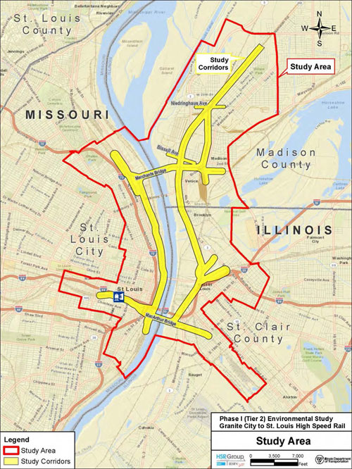 Graphic of Study Area Map